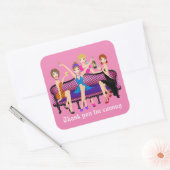 Bachlorette Party danke Ihnen, Aufkleber (Umschlag)