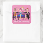 Bachlorette Party danke Ihnen, Aufkleber (Tasche)