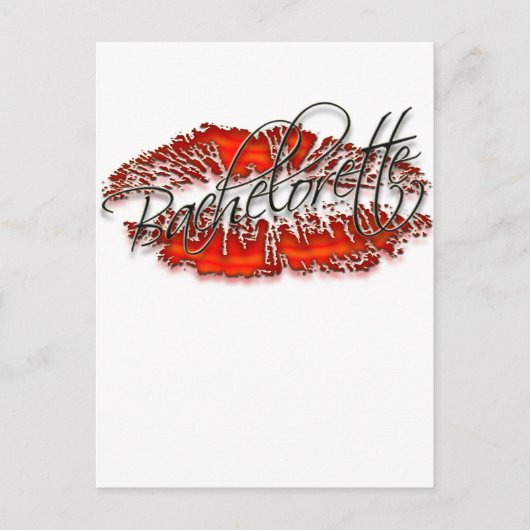 Bachlorette und ihre Party-Crew Einladungspostkarte (Vorderseite)