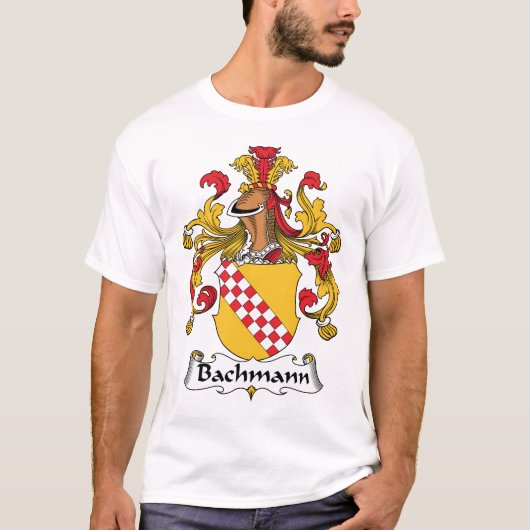 Bachmann Familienwappen T-Shirt (Vorderseite)