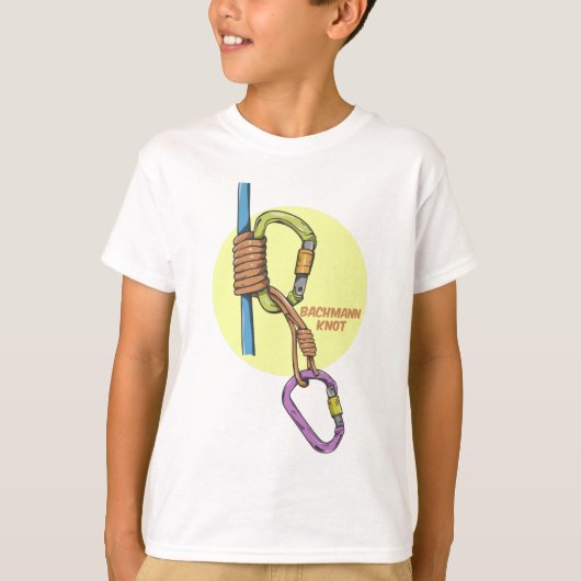 Bachmann Rock Climbing Prusik hitch T-Shirt (Vorderseite)