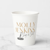 Bacholerette Kochen Themenabend Papier Becher (Rückseite)