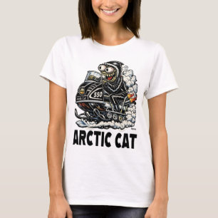 Bachratte CreekRat Co. Arctic Cat CARtoon T-Shirt