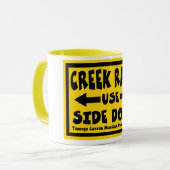 Bachratte | Die CreekRat Co. Tasse (Vorderseite Links)