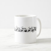 Bach's Cello Suite Kaffeetasse (VorderseiteRechts)