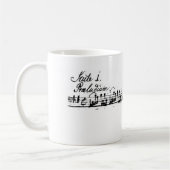 Bach's Cello Suite Kaffeetasse (Links)