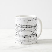 Bach's Lute Suite Kaffeetasse (VorderseiteRechts)