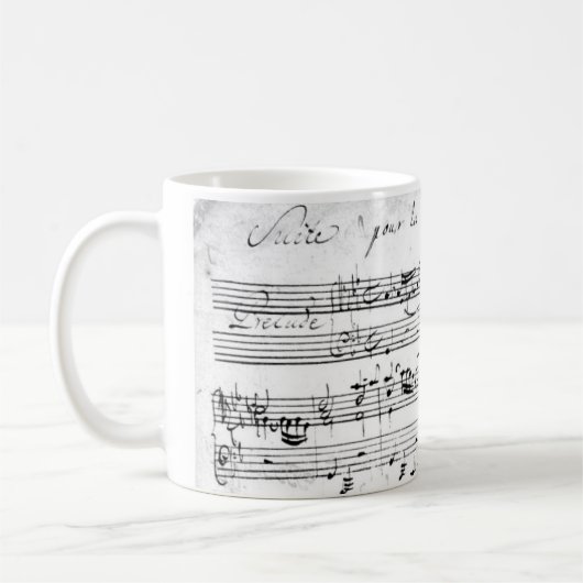 Bach's Lute Suite Kaffeetasse (Links)