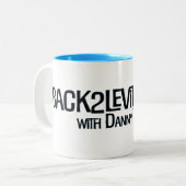 Back2Levittown-Tasse Zweifarbige Tasse (Vorderseite Links)