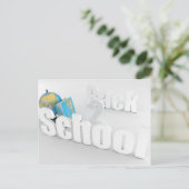 Back 2 School Postcard Postkarte (Stehend Vorderseite)