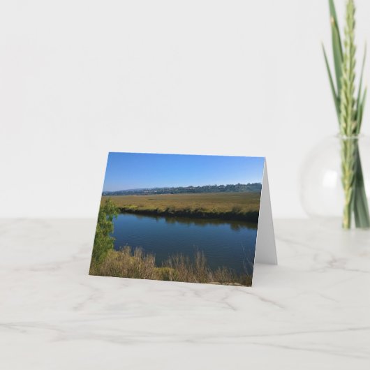 Back Bay, Newport Beach, Kalifornien Dankeskarte (Vorderseite)