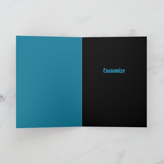 Back Beat Drum Set Blank Karte (Innenseite)