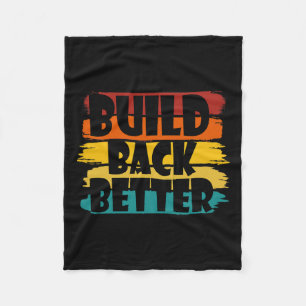 Back Better America Our Country - Bidden Harris 20 Fleecedecke