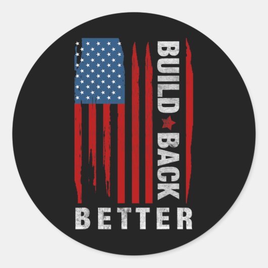 Back Biden Kamala Harris 2020 Gif Runder Aufkleber (Vorderseite)