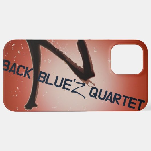 BACK BLUE'Z QUARTET オリジナルスマホケース(POP) iPhone HÜLLE (Hinten horizontal)