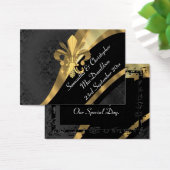 Back Damask, goldene Gastgeschenk Hochzeit danke (Schreibtisch)