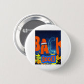 „Back Door Chemistry“-Design-Chiffon-Oberteil Button (Vorne & Hinten)