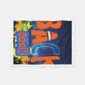 „Back Door Chemistry“-Design-Chiffon-Oberteil Fleecedecke (Vorderseite (Horizontal))