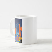 „Back Door Chemistry“-Design-Chiffon-Oberteil Kaffeetasse (Vorderseite Links)