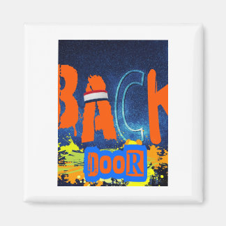 „Back Door Chemistry“-Design-Chiffon-Oberteil Magnet