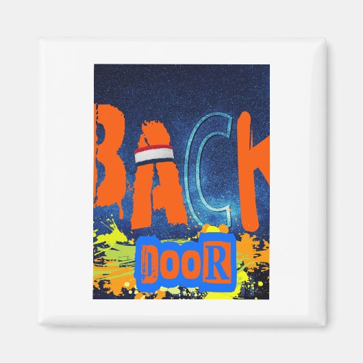 „Back Door Chemistry“-Design-Chiffon-Oberteil Magnet (Vorne)
