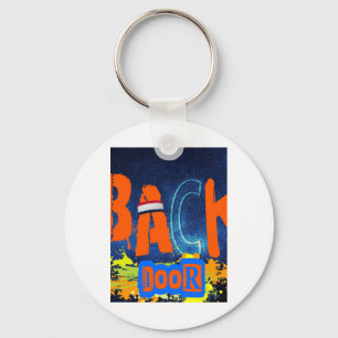 „Back Door Chemistry“-Design-Chiffon-Oberteil Schlüsselanhänger