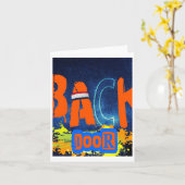 "Back Door Chemistry" Design Chiffon Top Karte (Gelbe Blume)