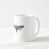 Back Dragonfly Wings Kaffeetasse (VorderseiteRechts)