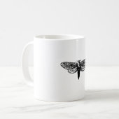 Back Dragonfly Wings Kaffeetasse (Vorderseite Links)