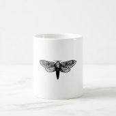 Back Dragonfly Wings Kaffeetasse (Mittel)