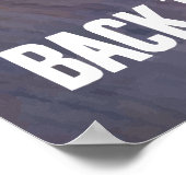 Back 'Em Up Poster (Ecke)