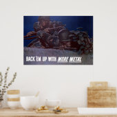 Back 'Em Up Poster (Küche)