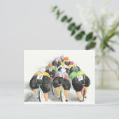 Back End of the Bunch Postcard, by Lyn Hurring Postkarte (Stehend Vorderseite)