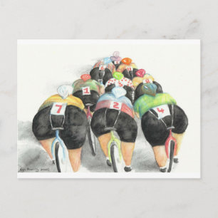Back End of the Bunch Postcard, by Lyn Hurring Postkarte