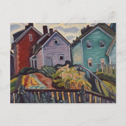 Back Garden von Prudence Heward Postkarte (Vorderseite)