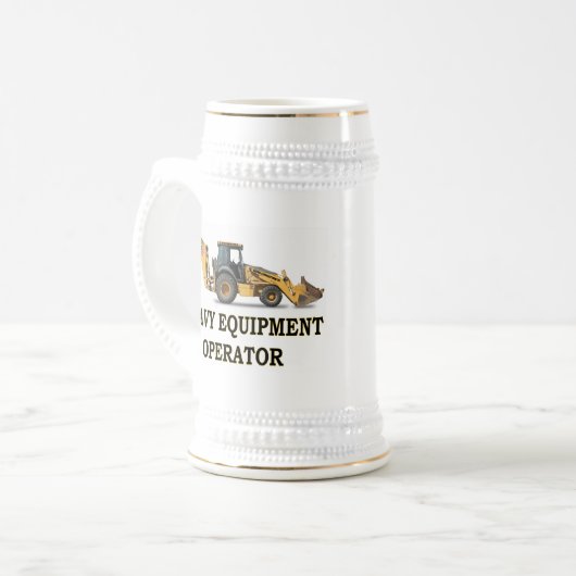BACK HOE LOADER BIERGLAS (Vorderseite Links)