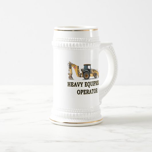BACK HOE LOADER BIERGLAS (VorderseiteRechts)