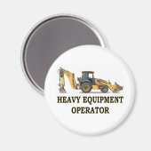 BACK HOE LOADER MAGNET (Vorderseite/Rückseite)