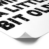 (back) I Like My Wife A Little Bit Older Funny Wif Poster (Ecke)