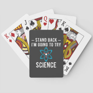Back I'm Going To Try Science, im Going to t Spielkarten