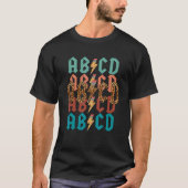 Back In Class ABCD Teacher ABCD Rocks Back To Scho T-Shirt (Vorderseite)