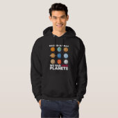 Back In My Day We Had Nine Planets  Solar System Hoodie (Vorne ganz)