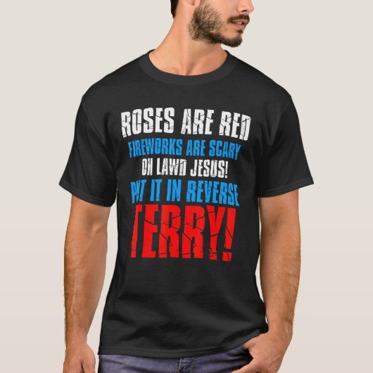 Back it up terput it in reverse 4. Juli amerikanis T-Shirt (Vorderseite)