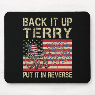 Back It Up Terry In Den Rückwärtsgang Firework Usa Mousepad