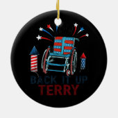 Back it up Terry setzen Sie es in umgekehrter Funn Keramik Ornament (Hinten)
