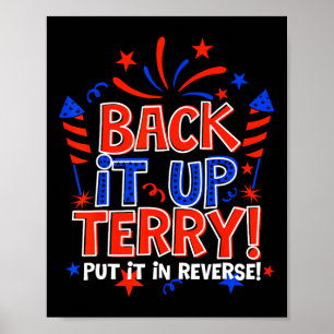 Back it up Terry, um es in Umkehrung 4. Juli 1995 Poster