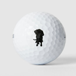 Back Labrador Puppy Golfball