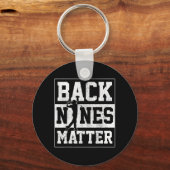 Back Nines Matter Golf Golfer Geschenk Schlüsselanhänger (Vorderseite)