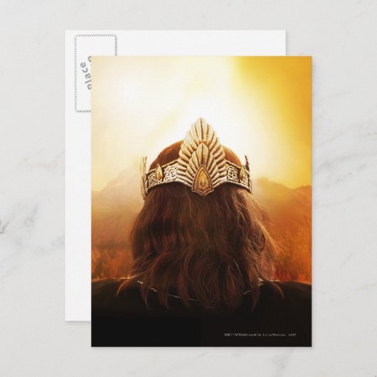 Back of Head with Crown Postkarte (Vorne/Hinten)