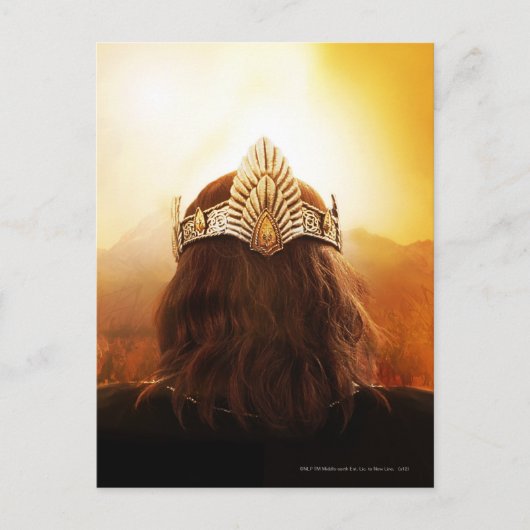 Back of Head with Crown Postkarte (Vorderseite)